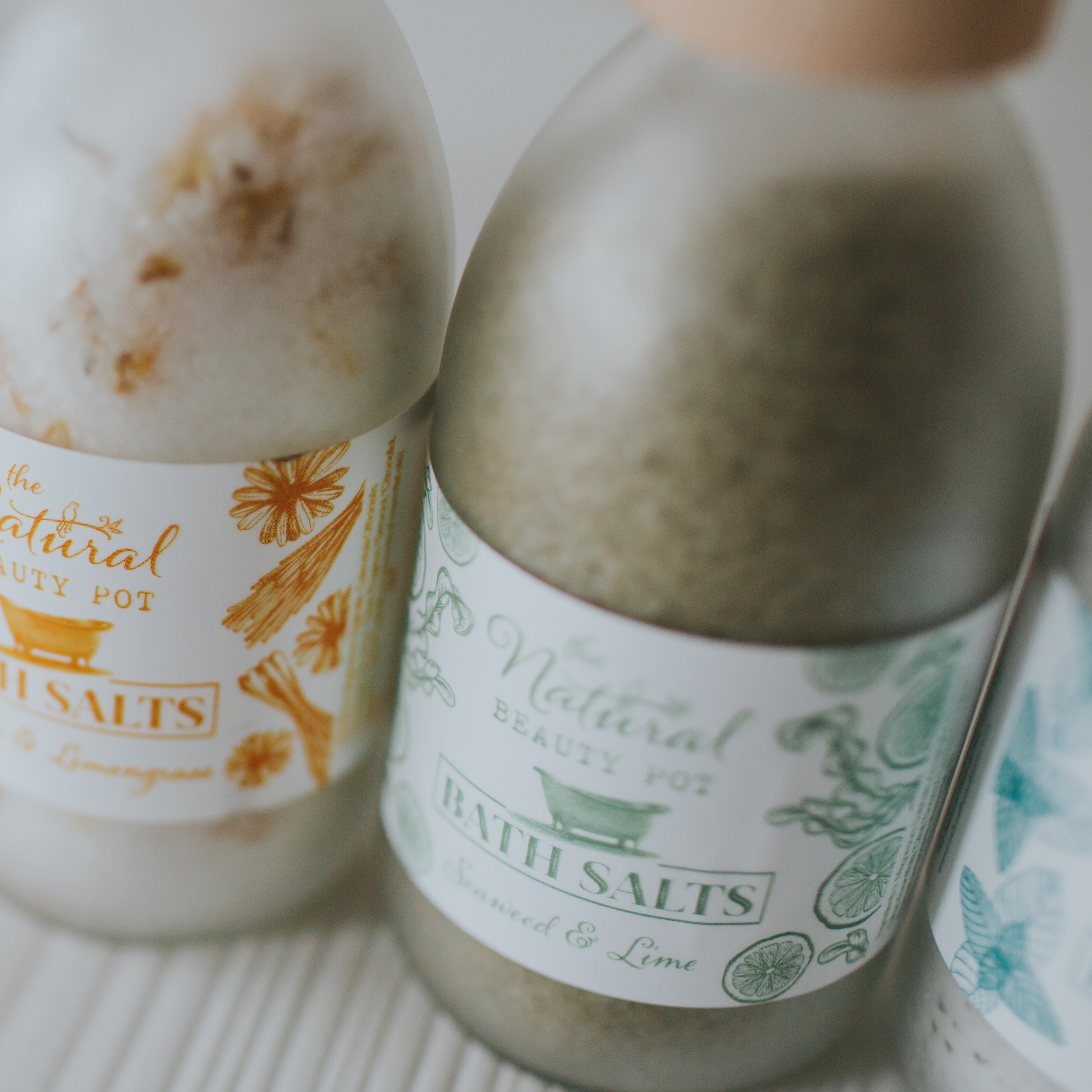 Seaweed & Lime Bath Salts, Vegan, Cruelty Free