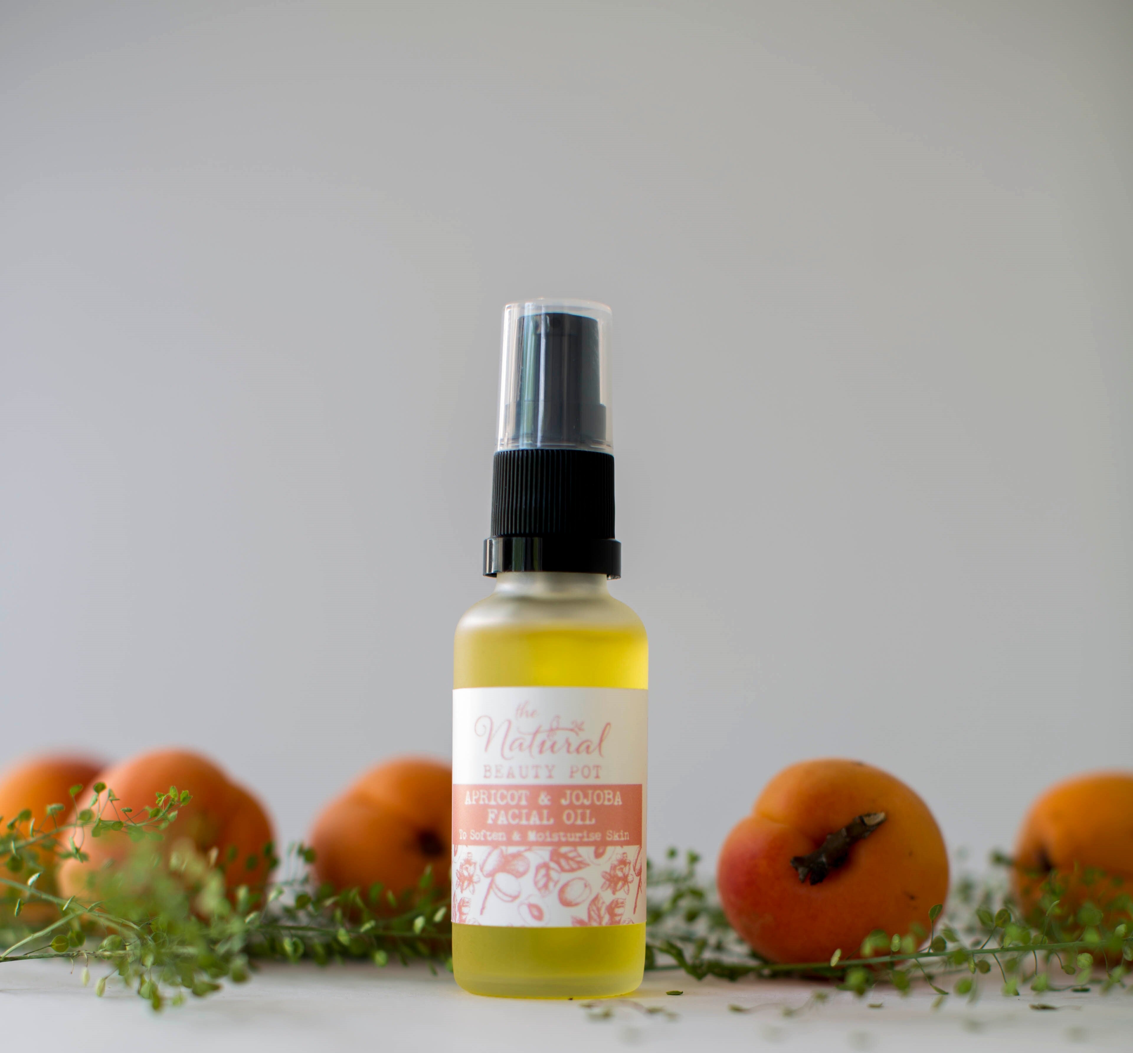 Apricot Jojoba Facial Oil, Natural, Organic, Vegan Cruelty Free
