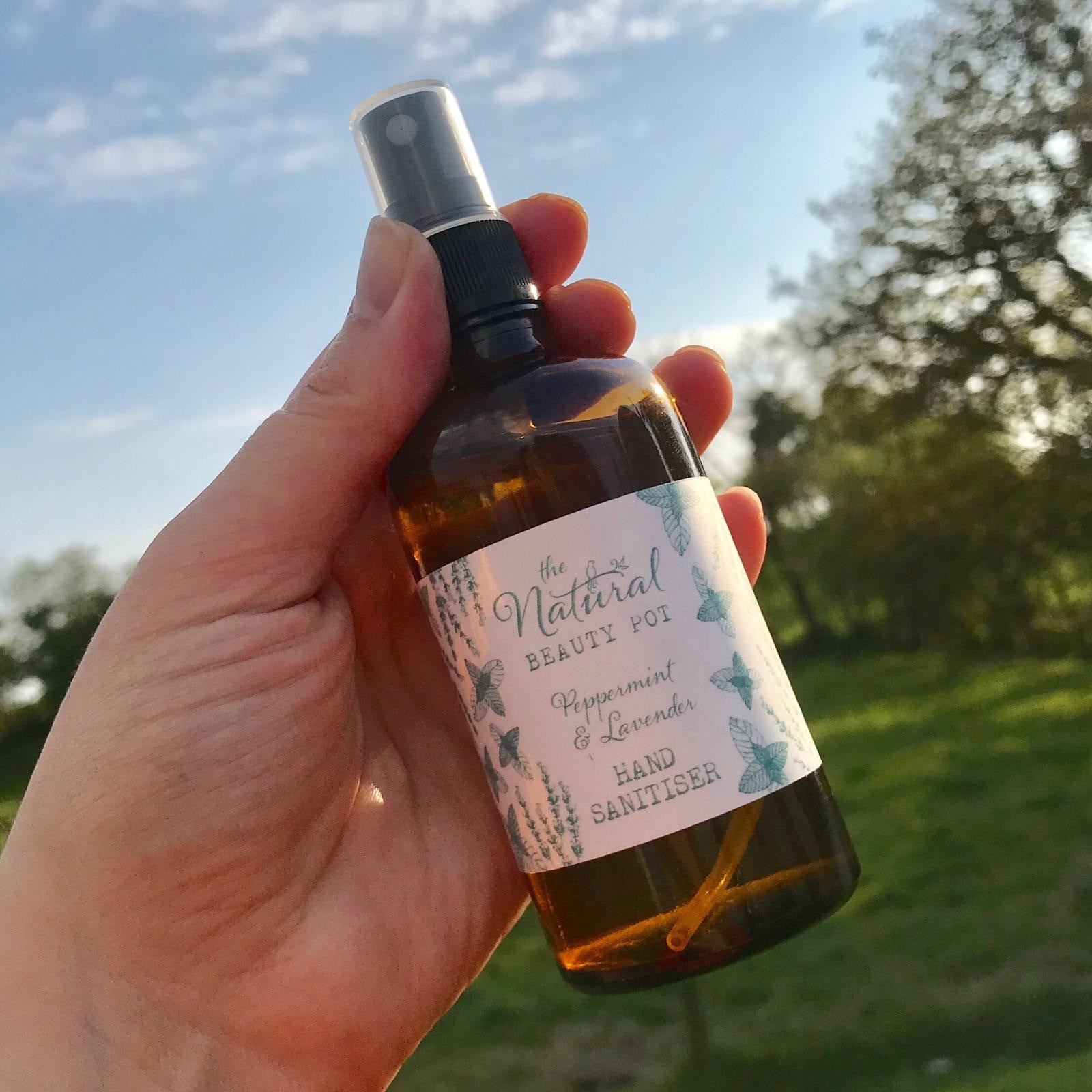 natural hand sanitiser for sensitive skin